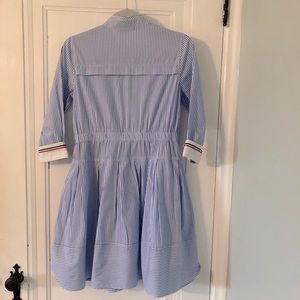 mila duo tone shirt dress